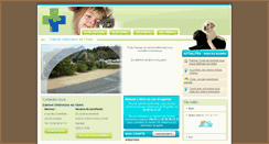 Desktop Screenshot of cabinetveterinairedelodet.com