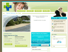 Tablet Screenshot of cabinetveterinairedelodet.com